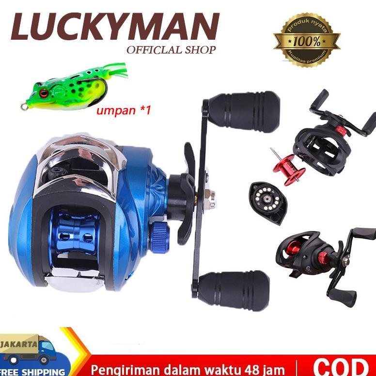 New Deals Reel Pancing Spinning Reel Katrol Pancing Full Besi Gulungan Pancing Baitcasting Reel Panc