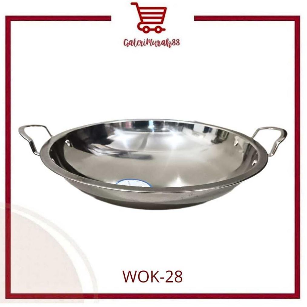bestpromo wajan mini stainless steel bmw / wajan penggorengan kuali mini wok pan katel bar stainless