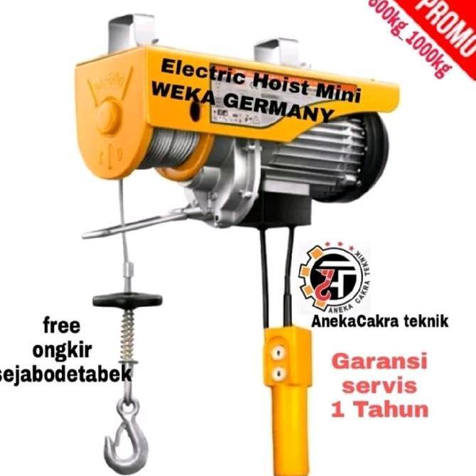 Electric Hoist PA800KG X 20 Meter WEKA GERMANY