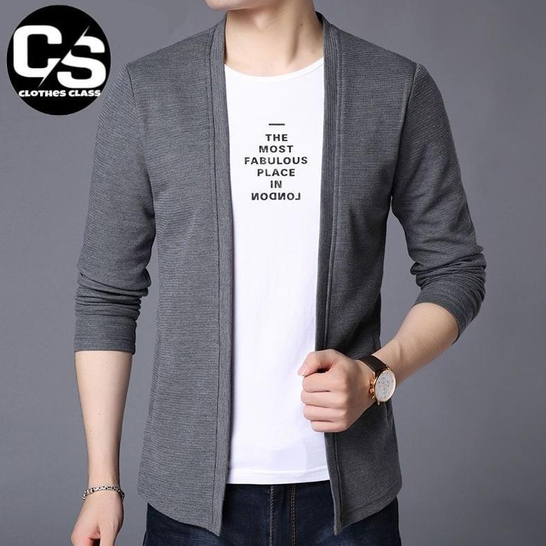 big sale blazer pria korea / blazer rajut pria cotton rajut halus kualitas premium