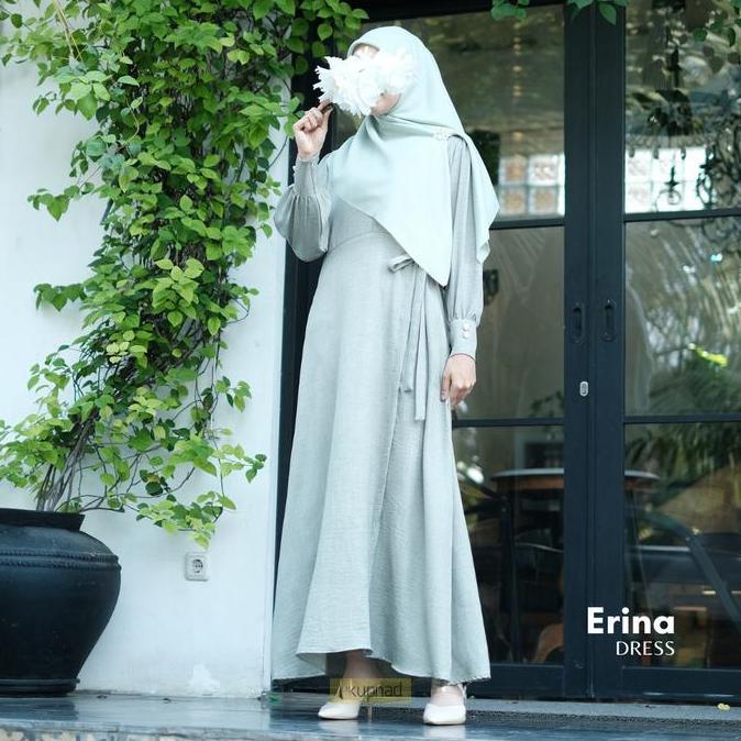 KUPNAD Gamis Premium Polos - Erina Dress