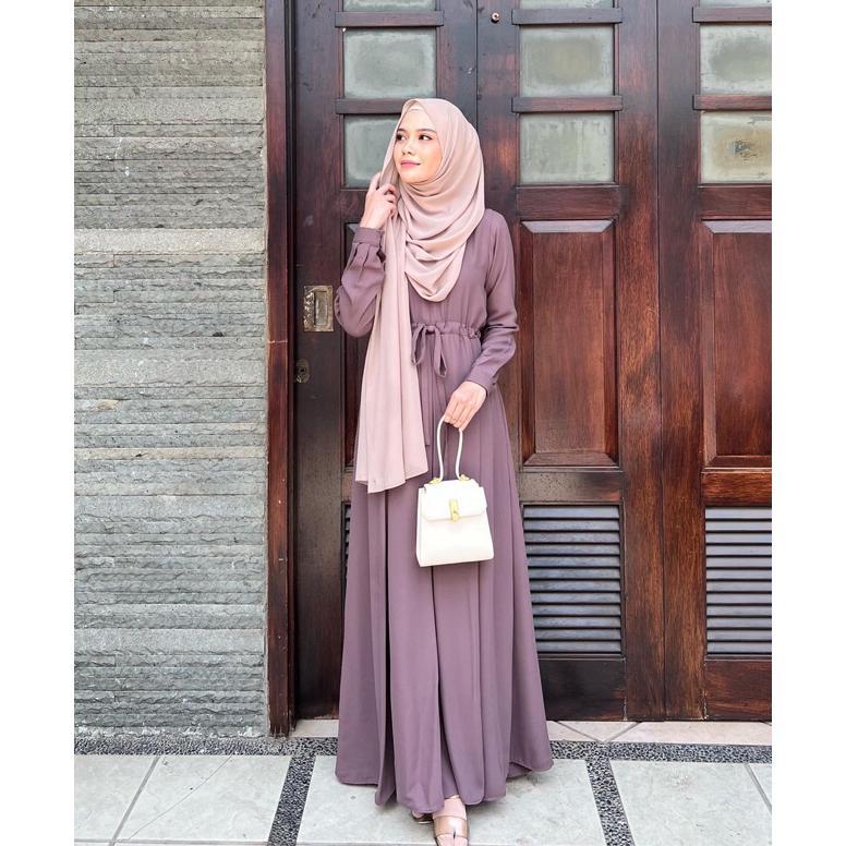 Terbaru Elmiza - Rahayu Dress Bahan Premium Wollycrepe Dress Wanita Remaja Terbaru Elegan