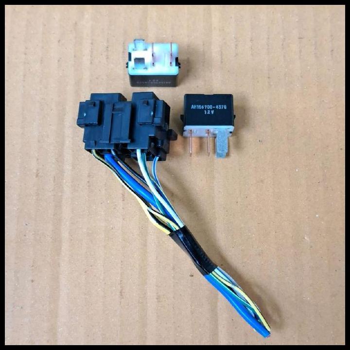TERBARU SOKET RELAY KAKI 4 ASLI SUZUKI DARI KABEL BODY SET INCLUDE 2PC RELAY 