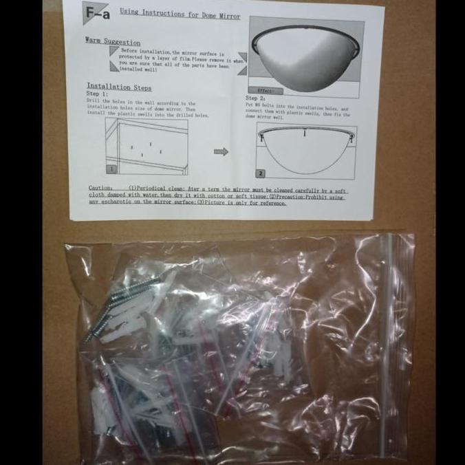 CONVEX MIRROR 100CM / FULL DOME MIRROR 1MTR / KACA CERMIN KUBAH