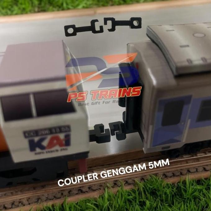 (Allthebest) Rangkaian Mainan Kereta Api Indonesia Murah Kayu CC201Vintage EkoPutih