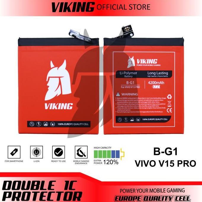 Nickboy- Viking Baterai Vivo V15 Pro B-G1 Double Power