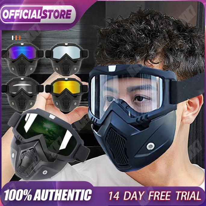 _dandirst - kacamata goggles mask motor paintball mask biker tactical