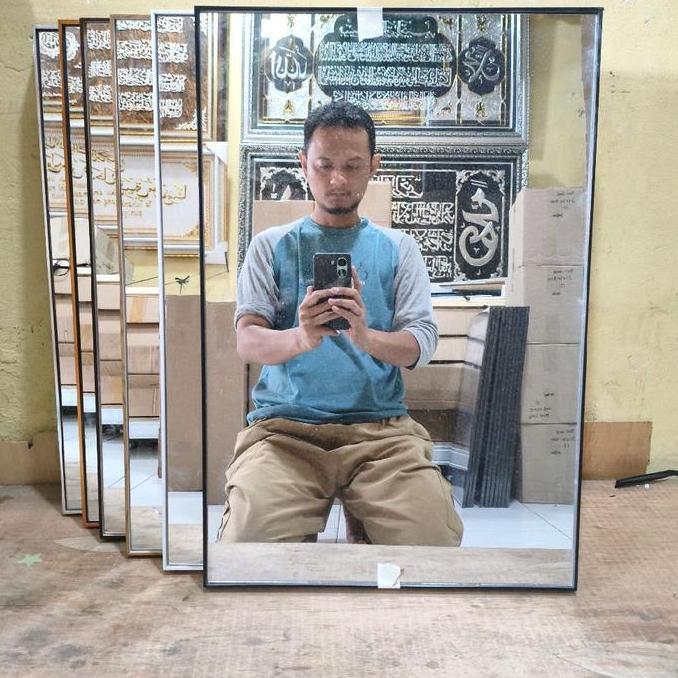 * CERMIN FRAMELESS 40X60 CM ''