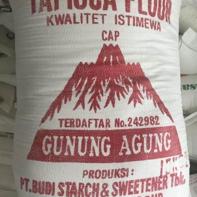 Tepung Tapioka Gunung Agung 25Kg Tepung Sagu Curah 1 Karung Grosir Kualitas Terjamin Lengkap