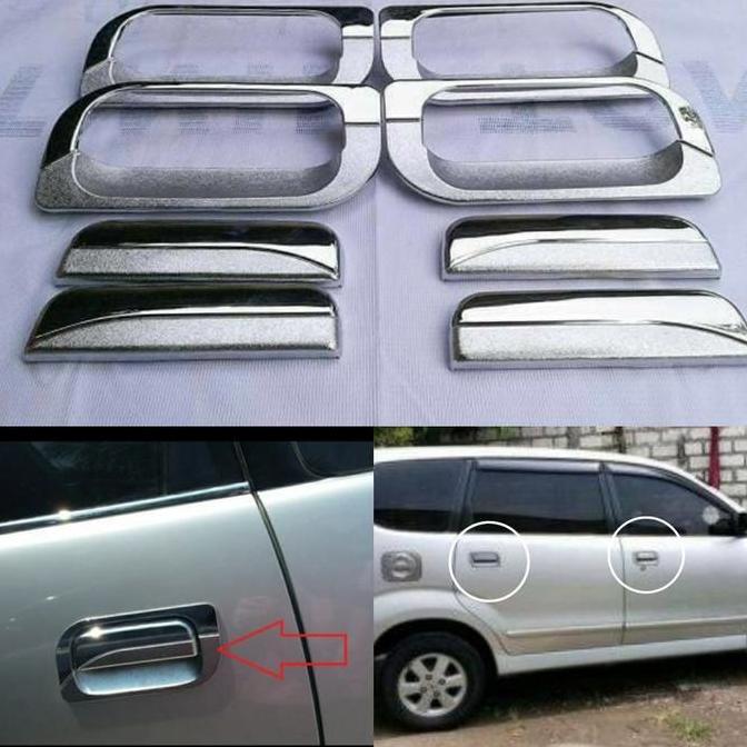 PAKET cover handle + outer mangkok + handle pintu toyota AVANZA / XENIA / wigo / agya / ayla 2004 sa