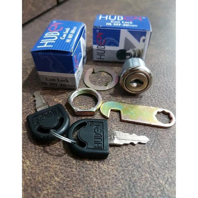 '' KUNCI LOKER KAIT HUBEN HL 103 - 20MM / KUNCI KAIT / KUNCI LEMARI KAIT ''