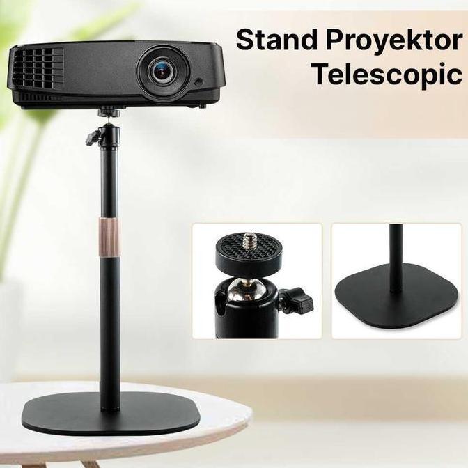 TERBARU - Tripod Stand Projector Android Mini Tripot Dudukan Proyektor Baut/Meja