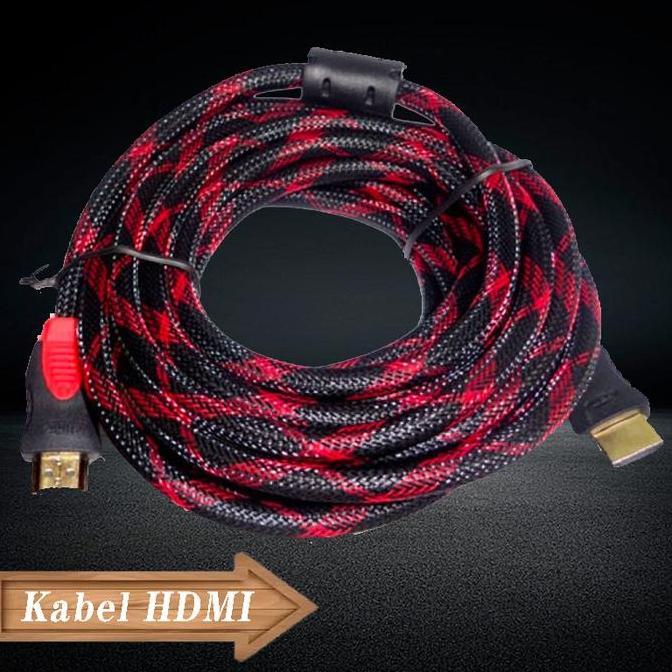 alkena_storee - kabel jaring hdmi 10meter hdmi to hdmi laptop ke tv monitor