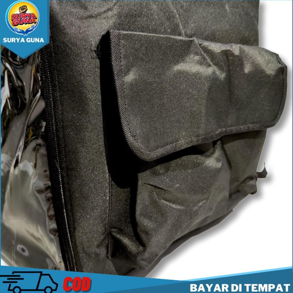 fast delivery tas kurir motor gendong bahan dinier polyester tas kurir motor anti air muat beban100 