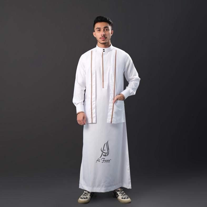 DISKON JUBAH SLIMFIT ALAWI JUBAH PRIA GAMIS PRIA  JUBAH GAMIS PRIA MUSLIM JUBBAH THOBE BUSANA MUSLIM