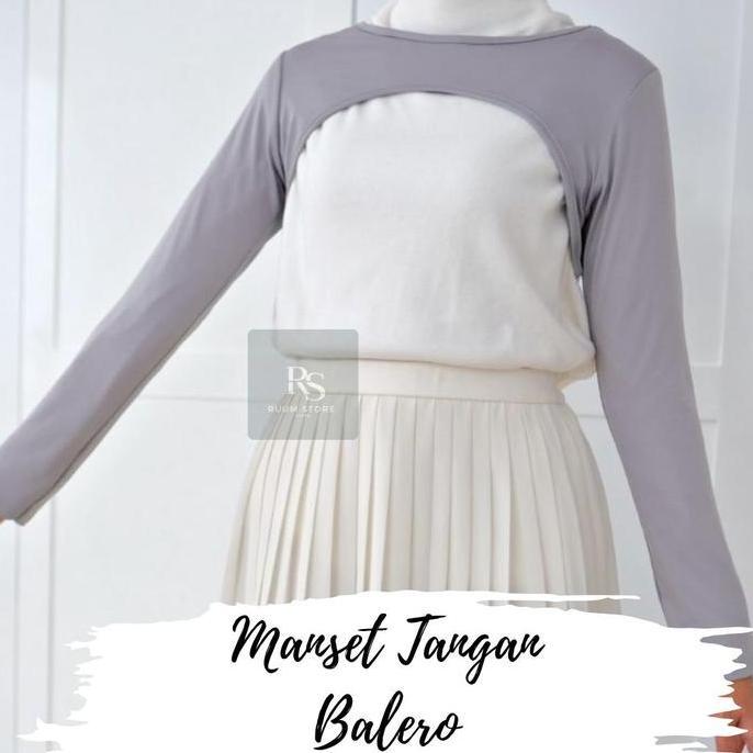 Wkwkwk- Balero Wanita Manset Tangan Wanita Hijab Manset Sambung Lengan Panjang Spandex Bahan Lembut