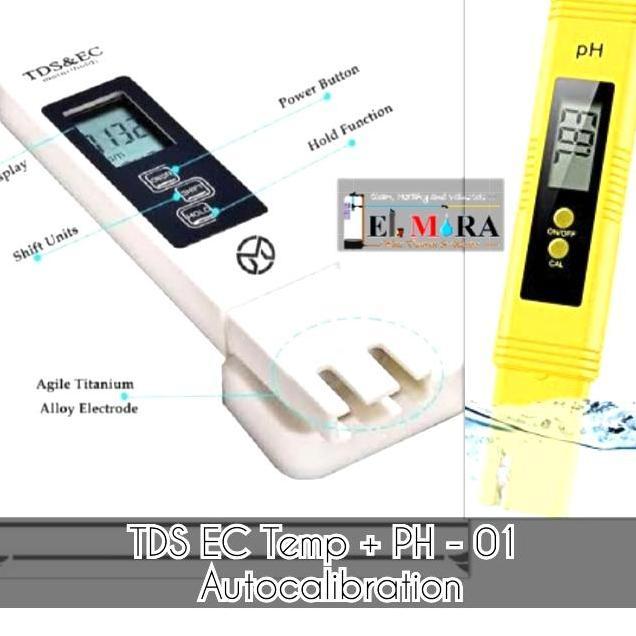 TERBARU - Alat Tes Depot Air TDS EC Temp PH -Auto Kalibrasi Lengkap