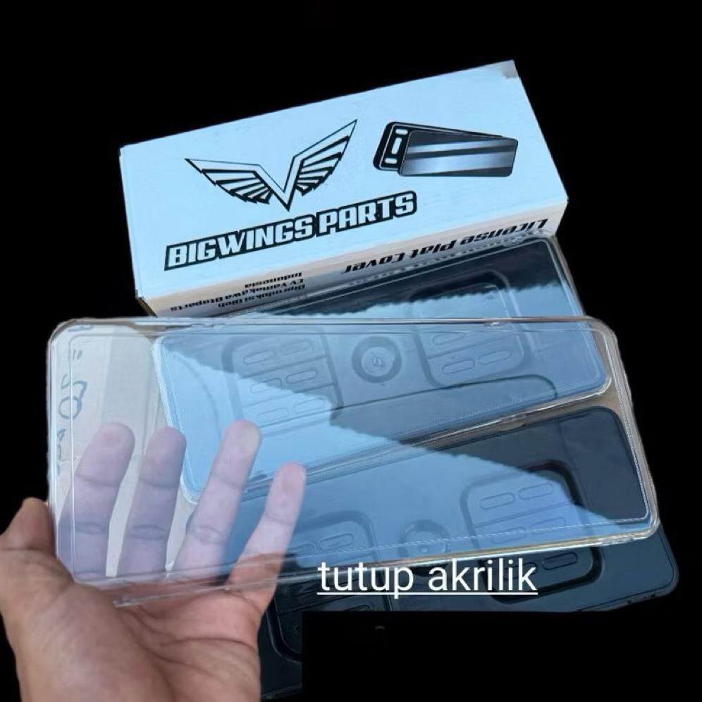 FAST DELIVERY TERMURAH DUDUKAN PLAT NOMOR MIKA AKRILIK BIGWINGS Dudukan Plat Nomor Motor Akrilik Ant