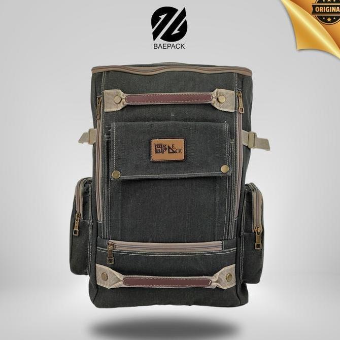 DR279 >> Baepack Tas Ransel Backpacks Tectical TNI Brimob Backpack Besar Kanvas Traveling Seri Falco