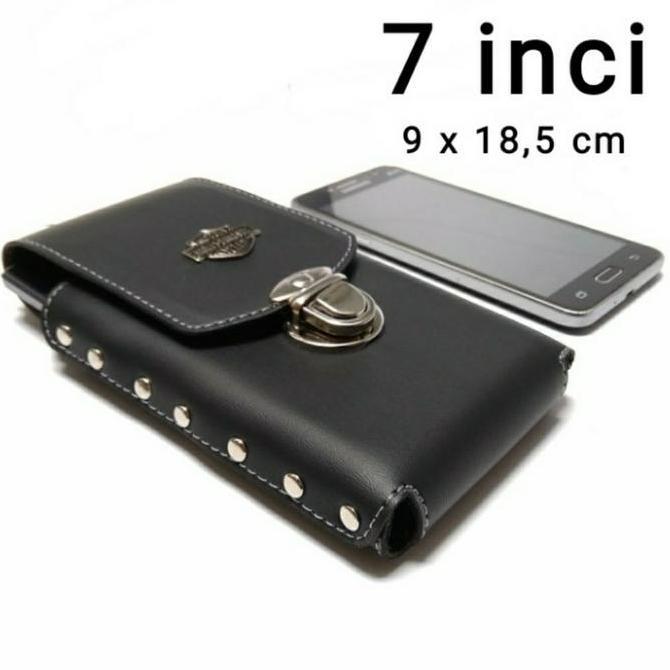 DI135 >> DOMPET HP PRIA 7 INCI SARUNG HANDPHONE TAS PINGGANG PRIA SINTETIS