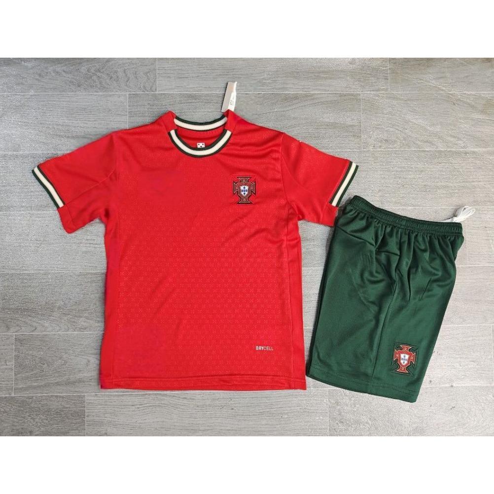 Wajib Punya Jersey Baju Bola Anak Portugal Home Kids 2025 + Ronaldo