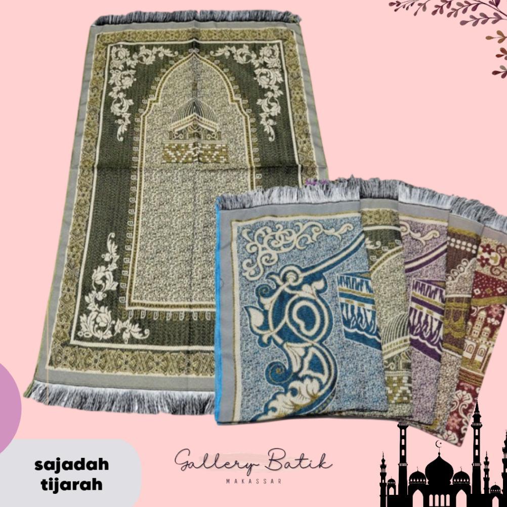 BEST SELLER SAJADAH JUMBO TIJARAH UNTUK SOUVENIR, OLEH-OLEH HAJI DAN UMROH SAJADAH TRAVEL MAKASSAR [