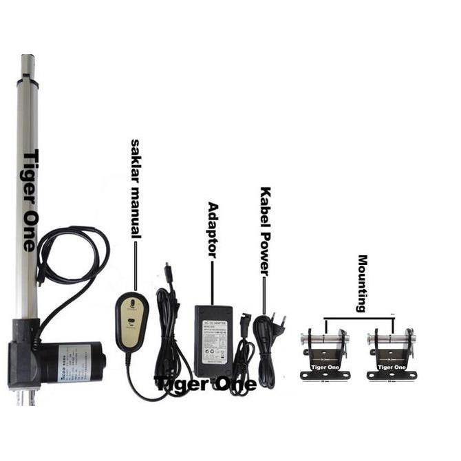 Aktuator, Actuator 24V Linear Aktuator, Linear Actuator 30cm 6000N