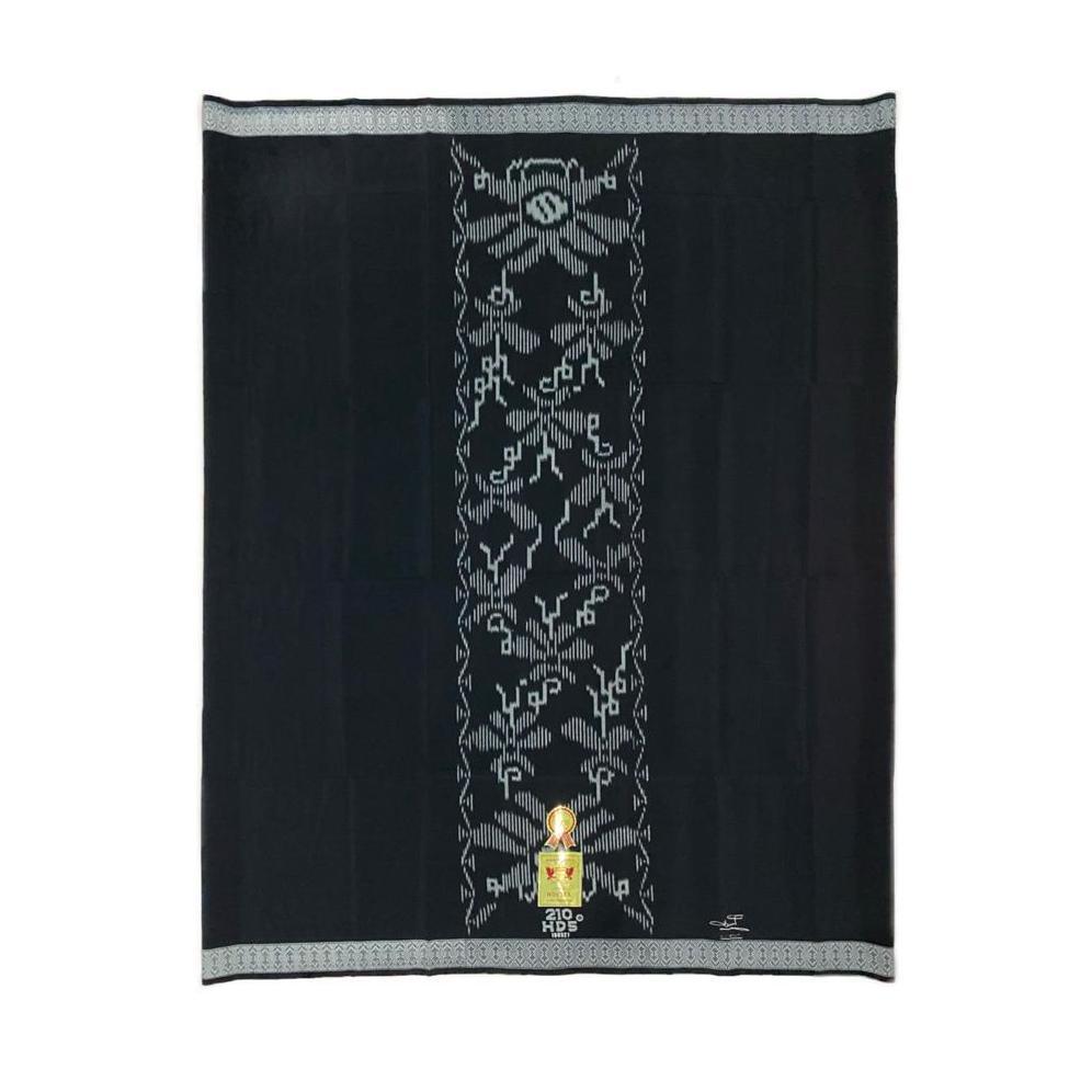 FREE ONGKIR SARUNG HDS SAMARINDA BERKUALITAS ORI NYA KHUSUS HITAM POLOS / SARUNG HDS POLOS TERBARU V