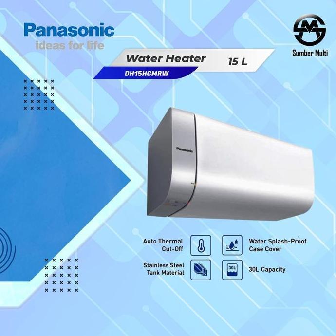 Water Heater Panasonic / Pemanas Air Listrik 15Liter 350Watt