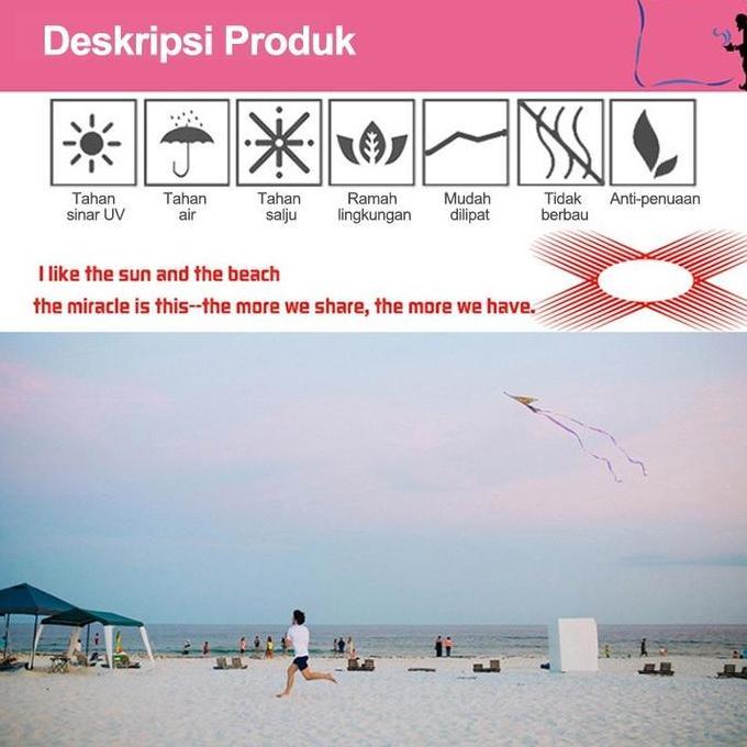 PILOPY Tenda Lipat 3x3 Tenda Jualan Pameran Bazar Gazebo/Tenda Jualan Set Lengkap Tenda Lipat Dindin