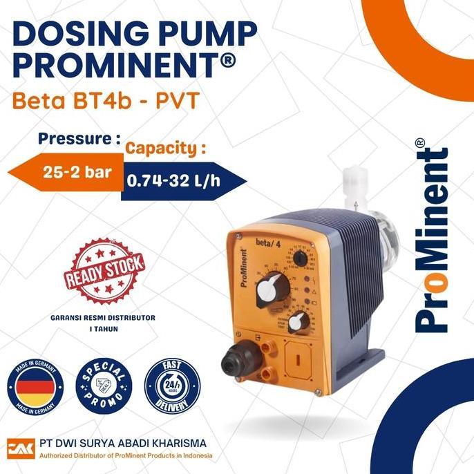 Dosing Pump Prominent | Solenoid Driven Metering Pump Beta BT4b