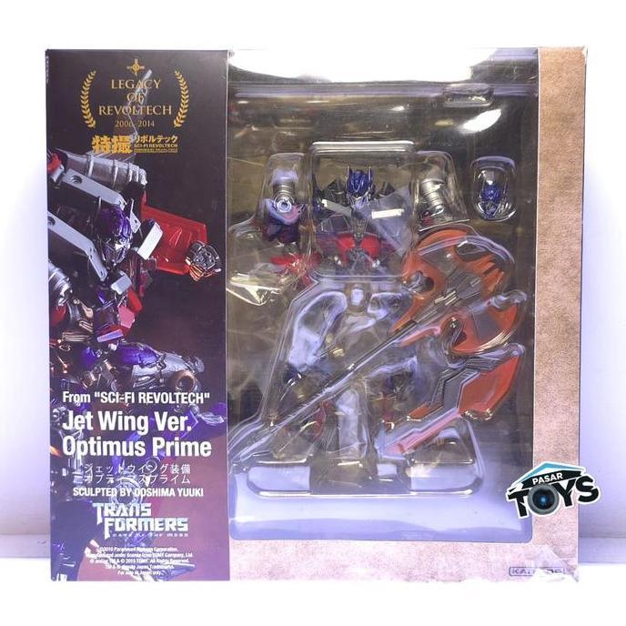 SCI-FI Legacy Of Revoltech Series Transformers Optimus Prime with Jet Wing Ver. Dark Of The Moon