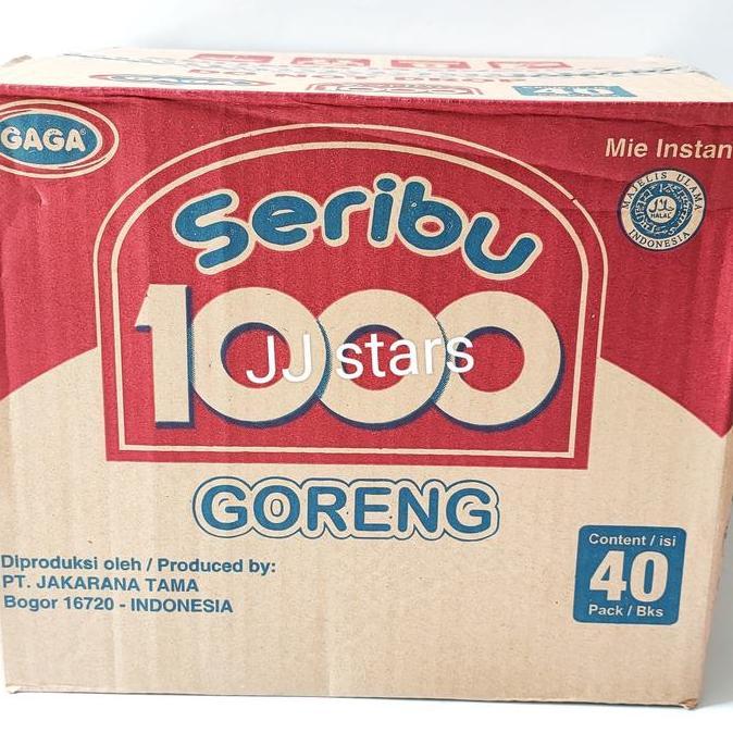 Mie Gaga Goreng 1 dus isi 40 bungkus RF