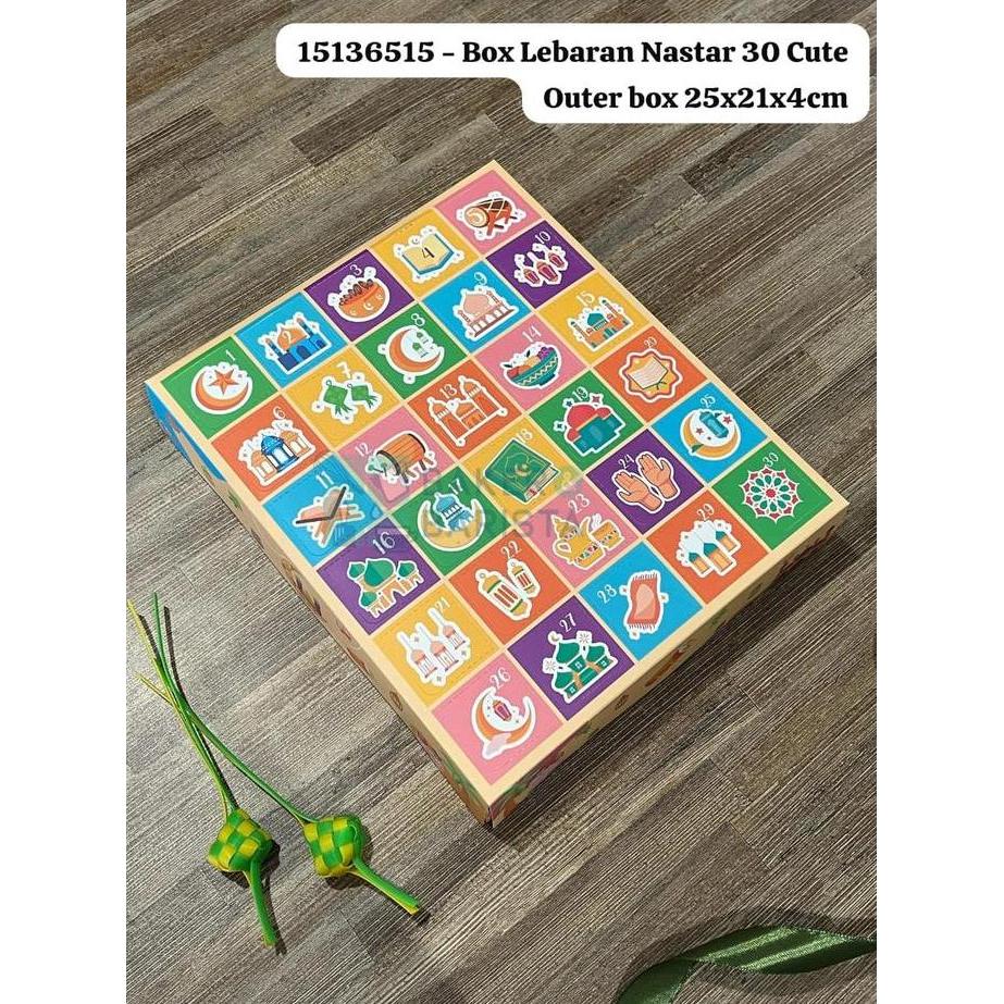 siap kirim] Box Lebaran Nastar 30 Cute / Box Idul Fitri Nastar Sekat 24 Candy Box Gift Hampers Eid M