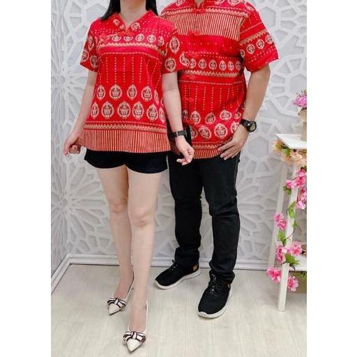 IMLEK SALE Cheongsam Batik Katun Couple Dewasa FZ
