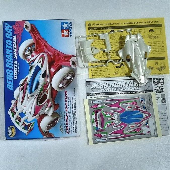 Body Aero Mantaray White Special + Decal Original Tamiya