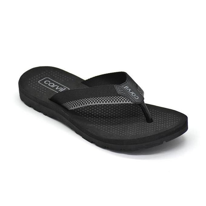 Carvil Sandal Flat Jepit Pria TEVEZ-M  .
