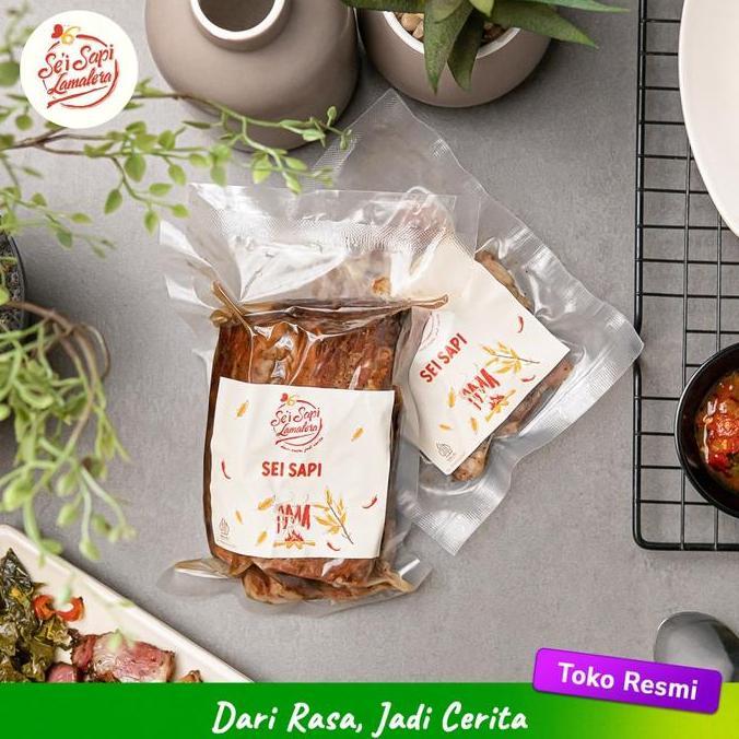 Sei Sapi 250Gr | Daging Sapi Asap | Sei Sapi Lamalera | Halal Pasti Promo
