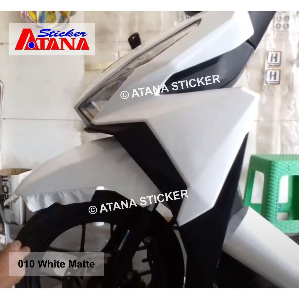 PAKET HEMAT SKOTLET PUTIH GLOSSY DOFF WHITE 010 SUSU TULANG GLOSS KILAP DOP METALIK CUTTING STIKER A