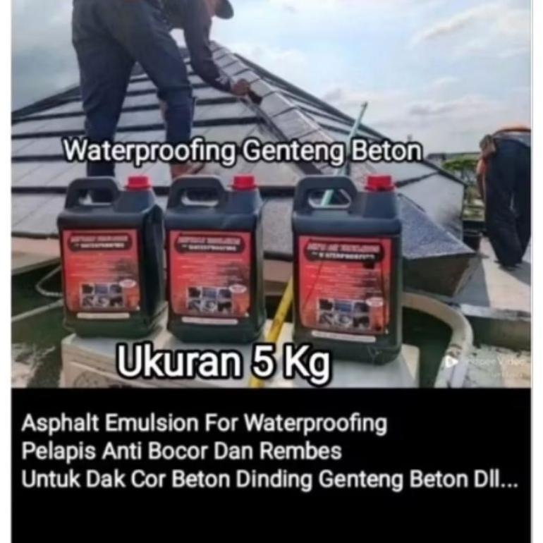 5 Kg,Aspal cair, Asphalt Emulsion For Waterproofing