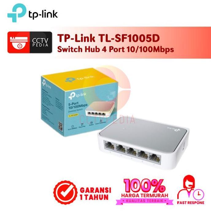 TP Link Switch Hub 4 Port TP-Link TL-SF1005D 10/100Mbps