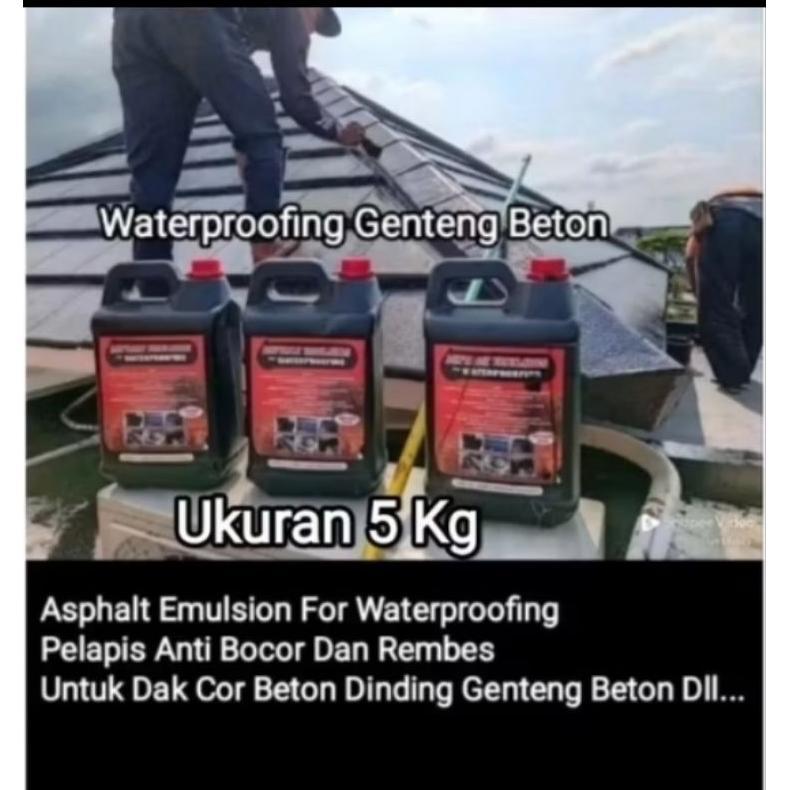 5 Kg,Aspal cair, Asphalt Emulsion For Waterproofing