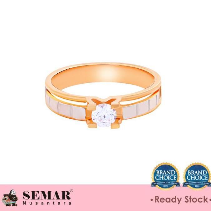 Cincin Emas Catarina Wedding Gold Cincin Nikah 17K Semar Nusantara
