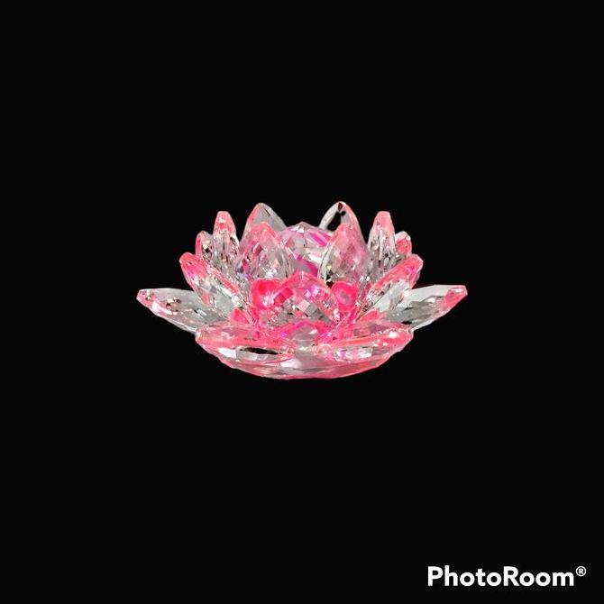 VIRALL PAJANGAN BUNGA TERATAI KRISTAL *