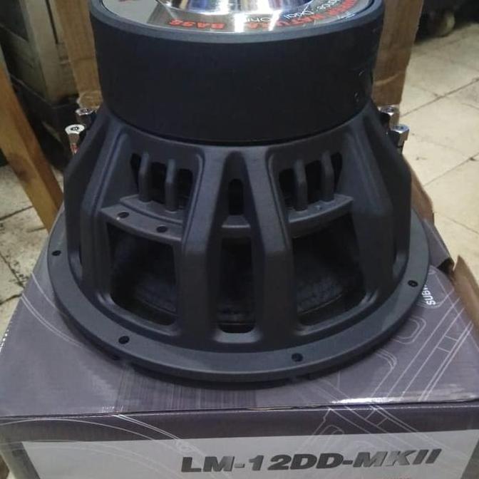 Promo Subwoofer LM 12 DD MK II subwoofer mobil LM 12DD double magnet 2coil Diskon