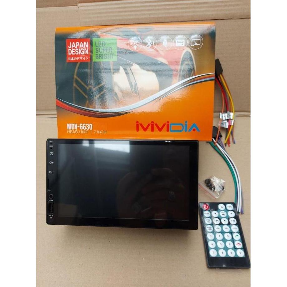 Promo DOUBLE DIN 7 INCH DECKLESS MVIDIA MDV-6630 MIRRORLINK MP5 Diskon