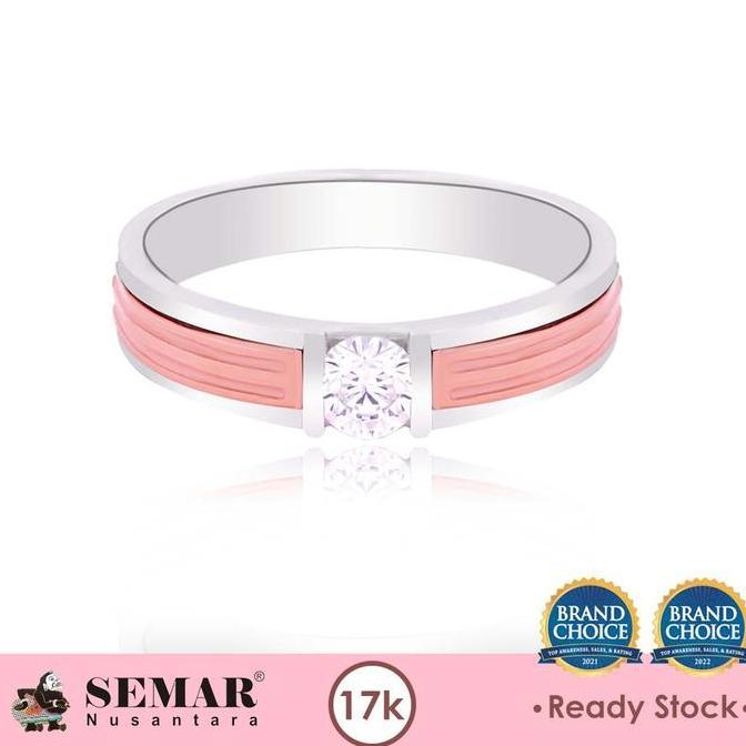 Cincin Emas Stefa Wedding Ring Gold Cincin Nikah 17K Semar Nusantara