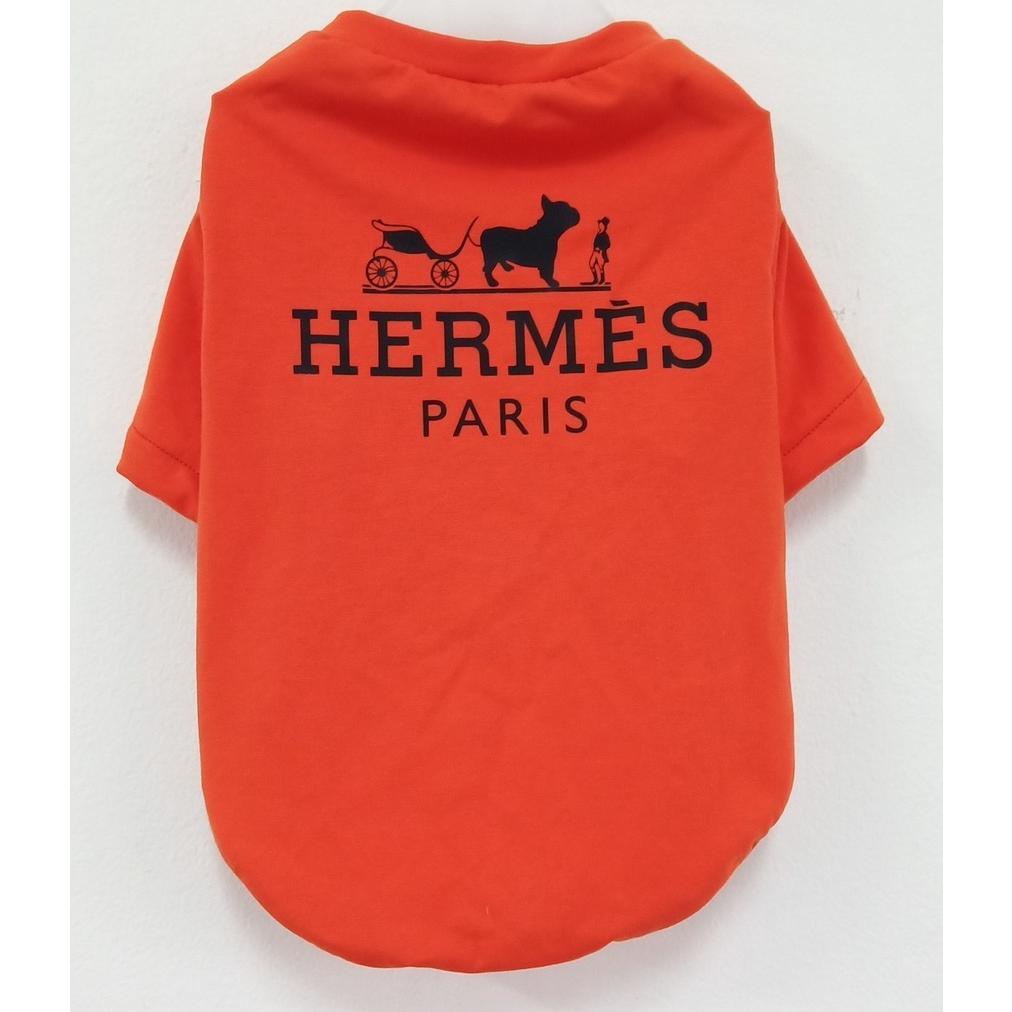 -VY- Tshirt Hermes baju branded untuk anjing dan kucing