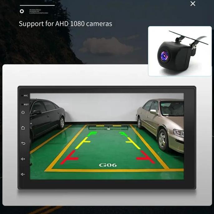 AUTOGLIDE HEAD UNIT ANDROID MOBIL 4G+64G 7/9/10 INCH 2 DIN KONTROL SUHU CERDAS IPS LAYER MOBIL NAVIG