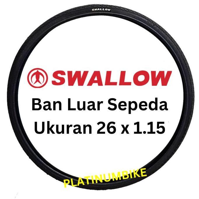 Promo Ban Luar Sepeda Ukuran 26 x 1.15 SWALLOW Sepeda Federal RB Balap Diskon